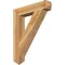Ekena Millwork Traditional Arts & Crafts Rough Sawn Bracket, Western Red Cedar, 6"W x 34"D x 42"H BKT06X34X42TRA03RWR - alternate 1